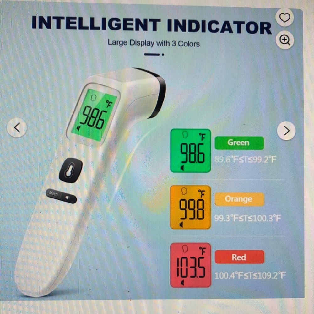 Good baby Digital Infrared Thermometer with Color Display